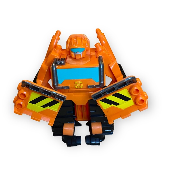 3/$12 Orange Transformer Action Figure - Picture 1 of 7